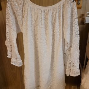 2 lindy full lace tunics